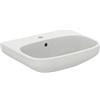 Ideal Standard - i.life A, Lavabo da 55cm, Lavandino bagno con foro rubinetteria e troppopieno, E-packaging dedicato al trasporto di ceramica, Bianco