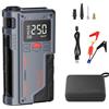 Generic 14.8V Gonfiatore Pneumatico Auto Potenza di Emergenza Jump Starter 1000A Picco 10000mAh Pompa Aria Booster Batteria Dispositivo Fino a 4.0L Gas/2.5L Diesel Motori Banca di Potere Portatile con Borsa