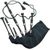 Tartancity Cornamusa scozzese Kompletpaket Cornamusette articoli musicali/Dudelsack/Gaita/Black Watch Cornamusa