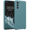 kwmobile Custodia Compatibile con Samsung Galaxy S21 Cover - Back Case per Smartphone in Silicone TPU - Protezione Gommata - Artic Night