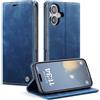 Monweicz Cover Compatibile con IPhone 16 Plus, Custodia Portafoglio con Slot per Scheda, Protezione Completa Premium in Pelle PU, Flip Libro Magnetica IPhone 16 Plus, Blu