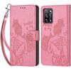 KENHONER Compatibile Cover con Oppo A16s/ Oppo A16 4G,Premium Pelle PU Portafoglio Flip Libro Custodia Cover per Oppo A53s 5G/ Oppo A54S [Protezione Completa] (Rosa)