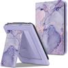 FINTIE Stand Custodia per Tolino Vision 1/2 / 3/4 HD - Premium Cover Protettiva in Similpelle con Card Slot e Hand Strap, (Z-Lilla Marble)