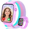 Ucani 4G Orologio Smartwatch Bambini, Orologio Intelligente con GPS, SOS, Telefono/Chat/Videochiamata, Modalità Scuola, Contapassi, Sveglia, Gioco Smart Watch Ragazza Ragazzo 4-12 Anni Regalo (Viola)