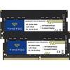 Timetec 8GB KIT (2x4GB) DDR4 2666MHz PC4-21300 Non-ECC Unbuffered 1.2V CL19 1Rx8 Single Rank 260 Pin SODIMM Laptop Notebook PC Computer Memoria RAM Modulo Upgrade