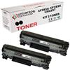 universo cartuccia® 2 Toner 83A 83X CF283A CF283X CRG337 compatibile con HP Laserjet Pro M126A M126nw M128fn M128fp M128fw MFP M225dn M225rdn M201n M201dw MFP M125a M125hw M125nw M125rnw M127fn M127fp