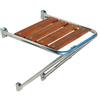 PARACHINISHOP PLANCETTA di Poppa CM 51 x 46 Acciaio Inox E Legno Accessori Barca Nautica