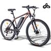 Fafrees 26 Hailong-One Bicicletta Elettrica, Mountain Bike Elettrica da Uomo da 26 Pollici, Bici Elettrica da Donna da 250 W, Batteria da 36 V 13 Ah, Velocità 21 E-Bike (Bianco)