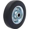 HEYOUTH Ruotino d'appoggio Rimorchio,Ruotino di Scorta,per Rimorchio, Ruota di Trailer,Cerchione in Acciaio zincato,228x60mm