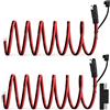 RUNCCI-YUN 2pcs Connettore Cavo SAE 12V Terminale della Batteria 12AWG Cavo Prolunga a Sgancio Rapido Battery Cable,per batterie a pannello solare, per trattori e altri (100cm)
