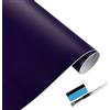 NewL Pellicola autoadesiva in vinile viola opaco con pellicola di rilascio dell'aria - per esterni valutati per uso automobilistico contiene strumenti di installazione (30 cm x 150 cm)