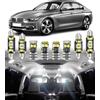 BMT xms 8pz Kit di Luci LED per Interni per BMW 3 Series F30 316i 320i 320D 330D 2012-2015 Sedan, Lampadine LED per Interni Auto e Camion 6000K Bianco Luminoso