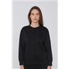 Tezenis Felpa Pesante Maniche Lunghe Girocollo Soft Touch Donna Nero
