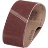 QUARKZMAN 76mm x 533mm Nastri Abrasivi, 2Pz 100 Grana Carta Vetrata per Levigatrice Ossido di Allumina Per Lavorazione Legno, Lucidatura Metalli, Affilatura Coltelli