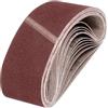 QUARKZMAN 100mm x 610mm Nastri Abrasivi, 12Pz 120 Grana Carta Vetrata per Levigatrice Ossido di Allumina Per Lavorazione Legno, Lucidatura Metalli, Affilatura Coltelli