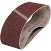 QUARKZMAN 100mm x 610mm Nastri Abrasivi, 2Pz 60 Grana Carta Vetrata per Levigatrice Ossido di Allumina Per Lavorazione Legno, Lucidatura Metalli, Affilatura Coltelli