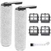 YYDSLEE - Spazzola e filtro per Tineco Floor One S5 Combo / S5 Combo Power Kit, accessori per aspirapolvere a umido e a secco, set di 7 pezzi di ricambio, 2 spazzole + 4 filtri di ricambio + 1