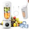 Zinueen Frullatore portatile frullatore da 700 ml, ricaricabile di tipo C, tazza con coperchio a prova di perdite e apertura per frappè, succo, frullato