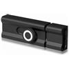 TopHomer Chiavistello per porta, in lega di alluminio, 150 mm, con adesivo, per la sicurezza domestica, per legno, metallo, vetro e altro (nero)