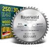 Bayerwald Werkzeuge Bayer Forest - Lama per sega circolare per legno - 250 mm di diametro x 3 mm x 30 mm WZ Negativa (48T)/per sega troncatrice e troncatrice con smusso