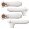 FDDU 4 Pezzi Copri Guanto Maniglia Porta In Silicone, Copri In Silicone per Maniglia Porta, Coperture per Maniglie Della Porta Anti Collisione, Forma Zampa Di Gatto, per Le Comuni Maniglie Quadrate Piatte