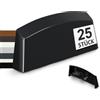 V VOOXA VOOXA Tappi per fessura acqua 25 pezzi, 36mm, RAL 9005 Nero