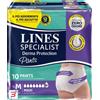FATER SPA PANNOLONE PER INCONTINENZA LINES SPECIALIST DERMA PANTS MAXI M 10 PEZZI