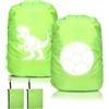 Capaneus 2 Pezzi Copri Zaino per Pioggia, 35L Reflective Impermeabile Bambino Copri Zaino, Copertura Zaino Antipioggia, Cover Zaino Impermeabile, Parapioggia Zaino per Scuola, Bicycling, Escursionismo, Viaggio
