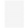 BRUNNEN Baier & Schneider - Ricarica di fogli per quaderno ad anelli, formato A4, 70 g/mq, 4 fori, a righe, 100 pz, colore: Bianco