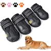 XSY&G - Stivali per cani, impermeabili, con velcro riflettente, suola antiscivolo robusta e antiscivolo, scarpe per cani di taglia media e grande, taglia 6
