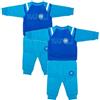 Generico Tuta Napoli 2 Bottoni 100% Cotone Tutine Neonato Per Piccoli Tifosi Napoletani Calcio PS 39022 - BS