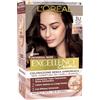 L'Oreal Paris L'Oréal Paris Colorazione Permanente, Copertura dei Capelli Bianchi a Lungo, Risultato Naturale e Luminoso, Formula senza Ammoniaca, Excellence Universal Nude, Tonalità: Castano Scuro (3U)