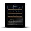 Datron Cantinetta Vino 15 bottiglie, Mono Temperatura (4-18°C), Tecnologia Compressore, Design elegante, Libera Istallazione, 3 Ripiani estraibili, Compatta, Display Touch