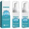 Crsetmyth Dentifrio Schiuma Detergente 2 Pezzi, Sbiancante per Denti Sensibili, Mousse Ultra Fine per Pulizia Profonda Delle Gengive, Rimozione Macchie, Ideale per Viaggi, Facile Da Usare