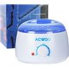 ACWOO Scaldacera Professionale, Scaldacera Depilazione con Vaso Interno Rimovibile, Ceretta Brasiliana Scalda Cera per Tutti I Tipi di Cera, Controllo Della Temperatura Regolabile