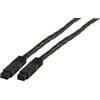 Valueline CABLE-276/1.8 Cavo Firewire IEEE1394B, 800 Mbps, 1.80 m, Nero