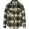 Schott NYC Cary-Vert Checks-l Giacca, Verde, L Uomo