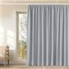 KGORGE Tenda Oscurante da Interno Camera da Letto 1 Pezzo L 300 x A 240 CM Tende Termiche con Fettuccia Moderne per Soggiorno Divisione della Stanza, Grigio Chiaro