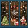 WUQNGI 86 Pezzi Adesivi Natalizi per Finestre Grandi, Vetrofanie Natalizie Colorate, Riutilizzabili Addobbi Natale Finestre Bambini, Stickers Natalizi per Decorazioni Natale Vetrine Negozio