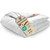 sleepling Piumino invernale ultra caldo, extra spesso e pesante, prodotto in UE, Ökotex 100, lavabile a 60°, 100% microfibra fine, 135 x 200 cm, bianco