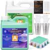 Nicpro Kit per la creazione di stampi in silicone da 2188 ml, gomma siliconica liquida platino di alta qualità per colata sicura e flessibile, colore verde giada vibrante e comodo alloggiamento dello