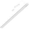 Oktaplex lighting Oktaplex Riva lampada LED da incasso per mobile basso da cucina 1150lm bianco neutro 90cm lampada per mobile basso argento con interruttore illuminazione da cucina 15W 230V