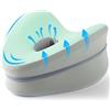 Dioxide Leg Pillow Morbido Cuscino Memory Foam per Gambe Aiuto Posizione Corretta per Dormire Contro Mal di Schiena e Problemi Posturali (Verde Menta)