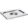 Lacor 66902DZ - Coperchio per vaschetta 1/2 in Acciaio Inox