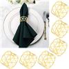 Leonshco 10 Pezzi Anelli Portatovaglioli Metallo, 3 X 4,5 Cm Portatovaglioli Di Natale, Portatovaglioli Anello, Fermagli Per Tovaglioli, Per Decorazione Da Tavolo, Festa Di Matrimonio