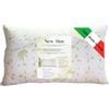 GM Cuscino SINGOLO Letto Guanciale per Dormire Imbottitura Standard Antiacaro Anallergico Traspirante per letto Matrimoniale Singolo con Federa Aloe Lavabile Made in Italy