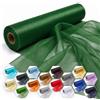 Trimming Shop Organza Rotolo - Green2 | Decorazione per matrimoni, fascia con fiocco per sedia, runner da tavolo, eventi di Natale, decorazioni per feste