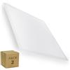 LEDKIA LIGHTING Pannello LED 60x60cm 40W 4000 lm (Confezione da 2 pezzi) 6500K Bianco Freddo Confezione da 2