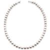 Secret & You Collana di perle da donna 45 cm di lunghezza Perla ovale d'acqua dolce coltivata disponibile da 5-5,5, 6,5-7 e 7,5-8,0 mm - Chiusura in argento sterling silver 925