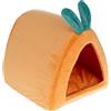 TIAKI Nicchia per conigli TIAKI Carota - circa L 36 x P 32 x H 30 cm